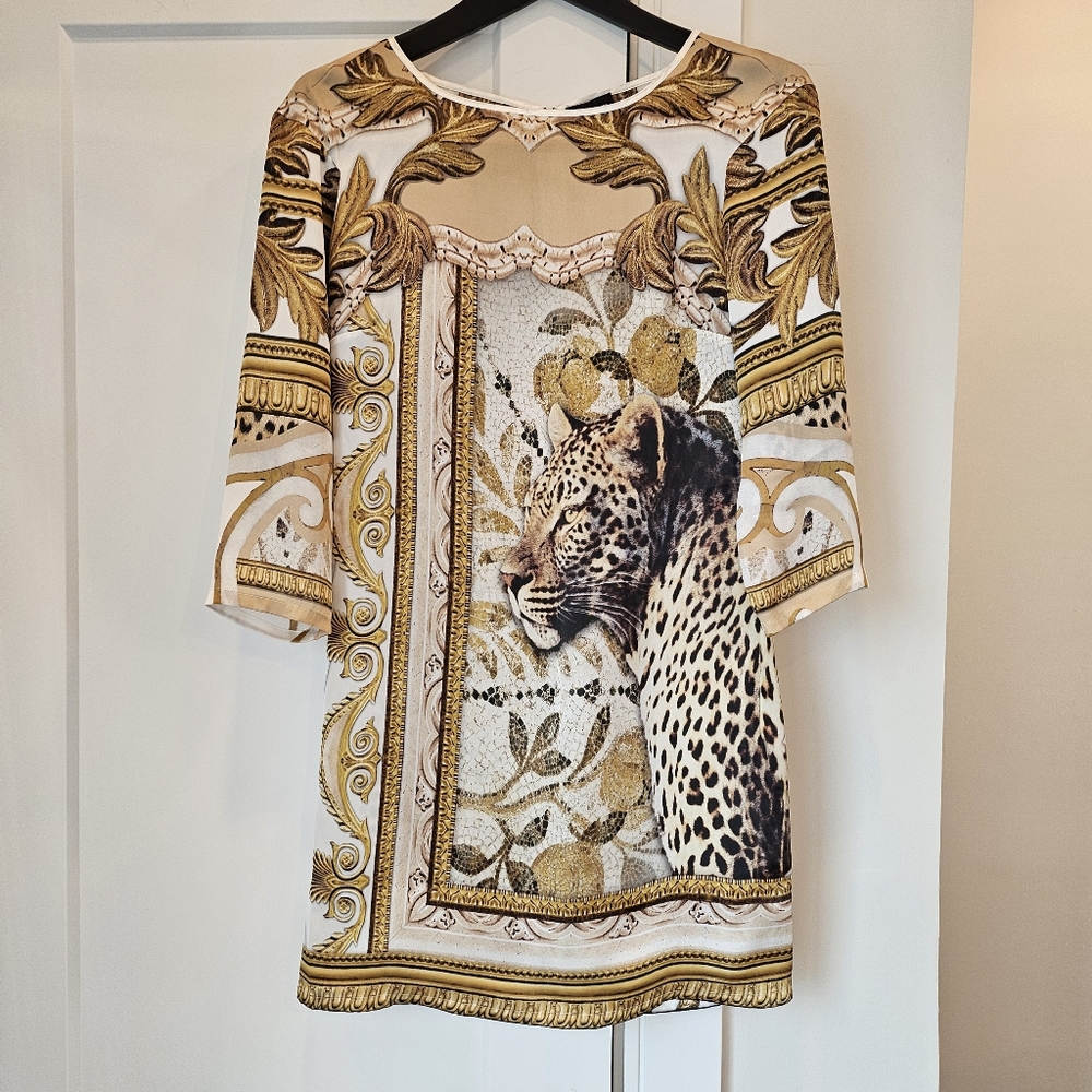 Roberto CAVALLI amazing leopard print summer dress Just Cavalli Italy